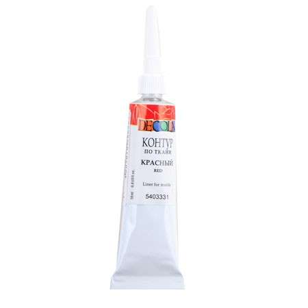 Fabric Outline DECOLA 18 ml Red