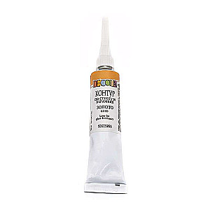 Kontur na szkle i ceramice DECOLA 18 ml Złoto