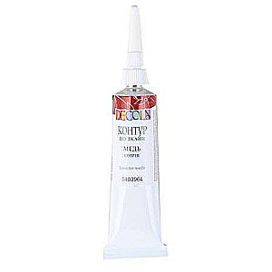 Kontur do szkła i ceramiki DECOLA 18ml. Miedź