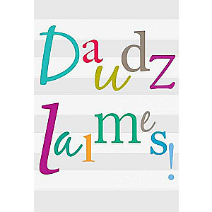 66. Apsveikuma kartiņa "Daudz laimes"