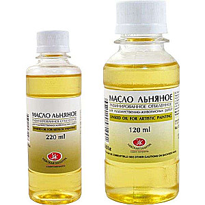 Olejek lniany do prac malarskich butelka 120ml