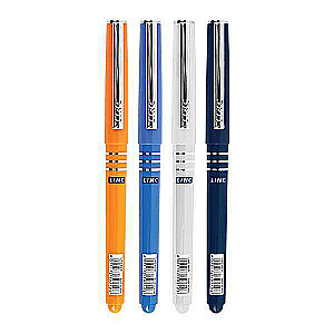 Długopis - Linc AXO/0.5 mm/ niebieski wkład/czarny /biały