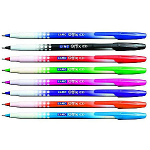 Długopis Linc Offix (0,5 mm) fioletowy wkład