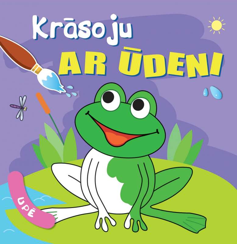 Aš nuspalvinsiu su vandeniu. Upė