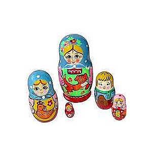 Matryoshka. 5 veikėjų