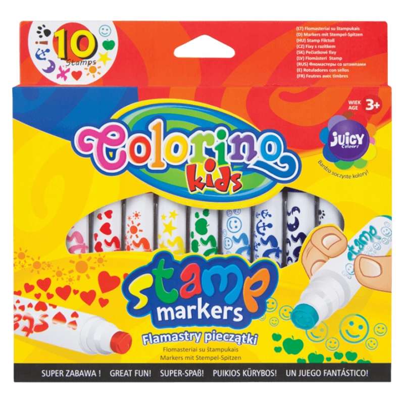 Фломастеры,COLORINO 10 цветов