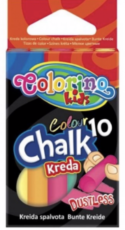Мелки COLORINO, 10 шт.