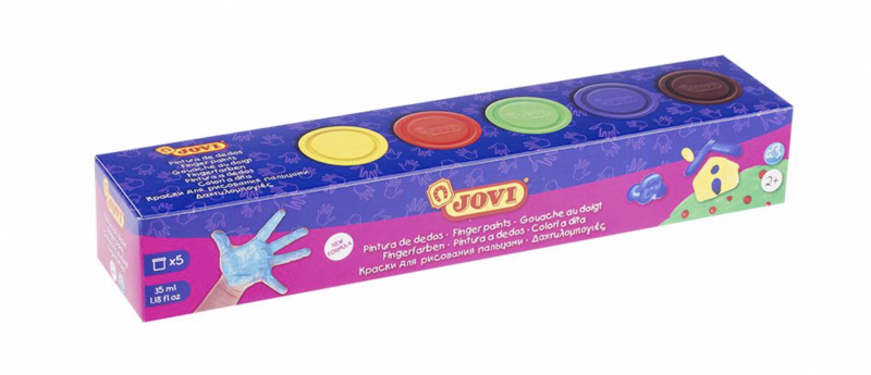 Jovi Finger Paints 5 Colors 175 g