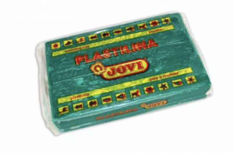 JOVI plastilīns tumši zaļš, 350g