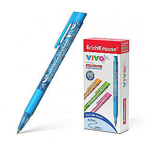 Kugelschreiber automatischer ErichKrause VIVO Spring, Tintfarbe blau