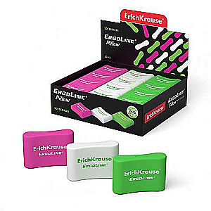 Radiergummi ErichKrause ErgoLine Pillow, in verschiedenen Farben