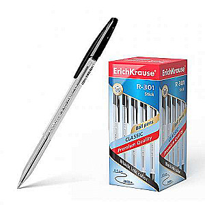 Kugelschreiber ErichKrause R-301 Classic Stick 1.0, Tintenfarbe schwarz