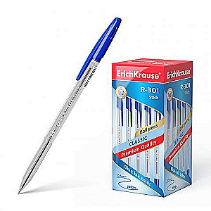 Długopis ErichKrause R-301 Classic Stick 1.0, kolor tuszu: niebieski