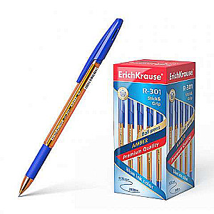 Kugelschreiber ErichKrause R-301 Amber Stick&Grip 0.7, Farbe der Tinte blau