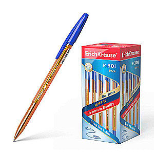 Długopis żelowy ErichKrause R-301 Amber Stick 0.7, kolor atramentu niebieski