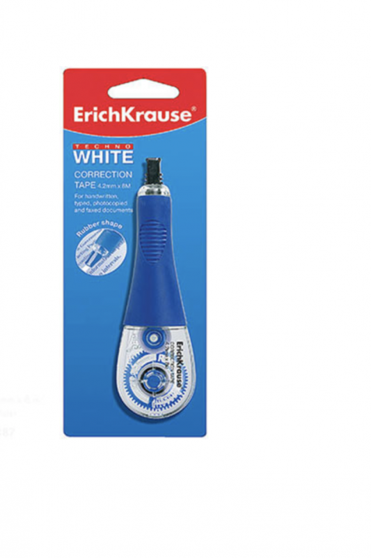 Taśma korekcyjna ErichKrause Techno White, 4,2 mm x 8 m
