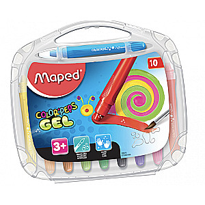 Maped Colorpeps Gel Watercolor Crayons, 6 Colors