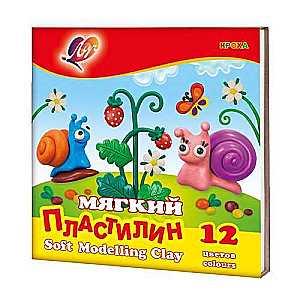 Plasticine LUCH KROHA 12 colors