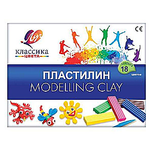 Plasticine LUTCH 18 colors