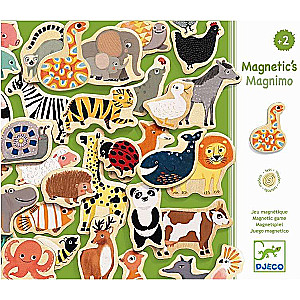 Магнитная игра - Животные, 36 деталей