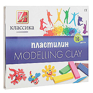Classic Plasticine, 16 colors