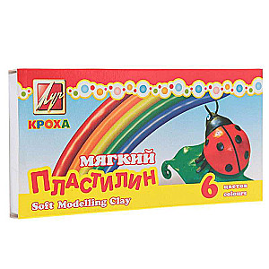 Soft Plasticine Kroha 6 Colors