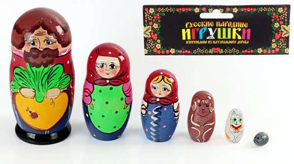 Matrioszka Repka, 6 lalek