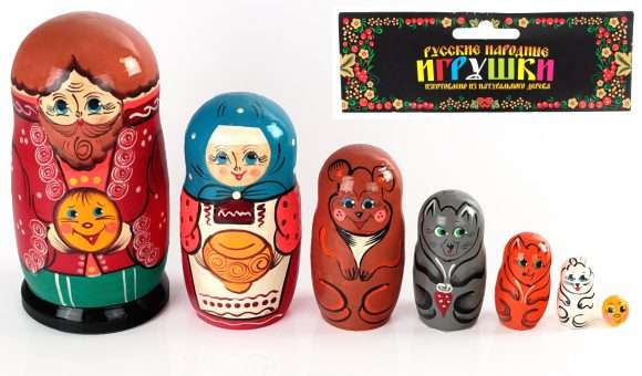Matrioszka Kolobok, 7 lalek