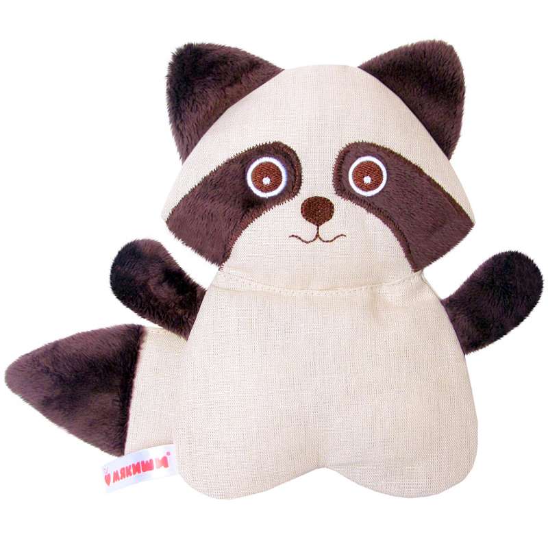 Waschbär mit Kirschkernen