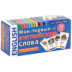 Zestaw karteczek - Moje pierwsze angielskie słowa (333 karteczki)