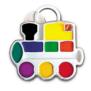 Aquarell Lokomotive 9 Farben