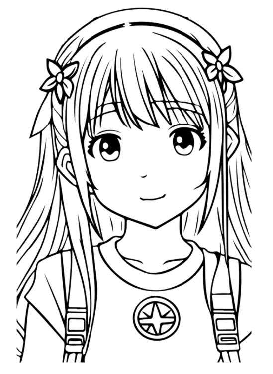 Bohaterowie anime: rysuj i koloruj. Notatnik do twórczości
