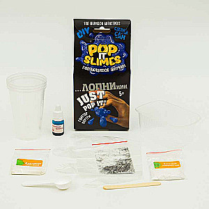 Young Chemist: Pop it slimes. Bursting balls (blue)