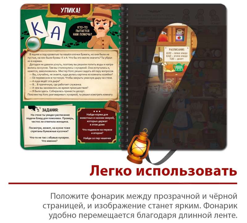 Książka z latarką Tajemnica starego dworu