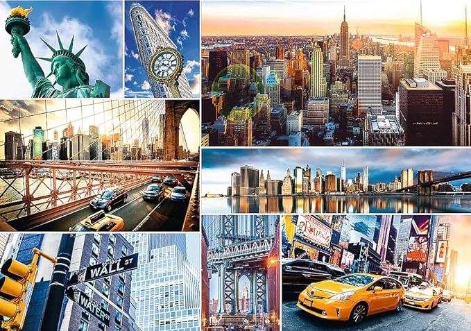 Puzzle 4000 Trefl: Nowy Jork - kolaż