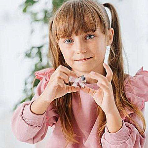 Puzzle 50 Wood Craft Junior Trefl: Piękna Barbie