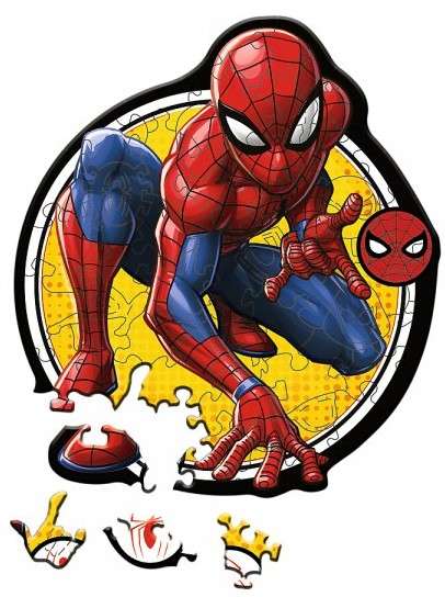 Puzzle 50 Wood Craft Junior Trefl: Spiderman Power