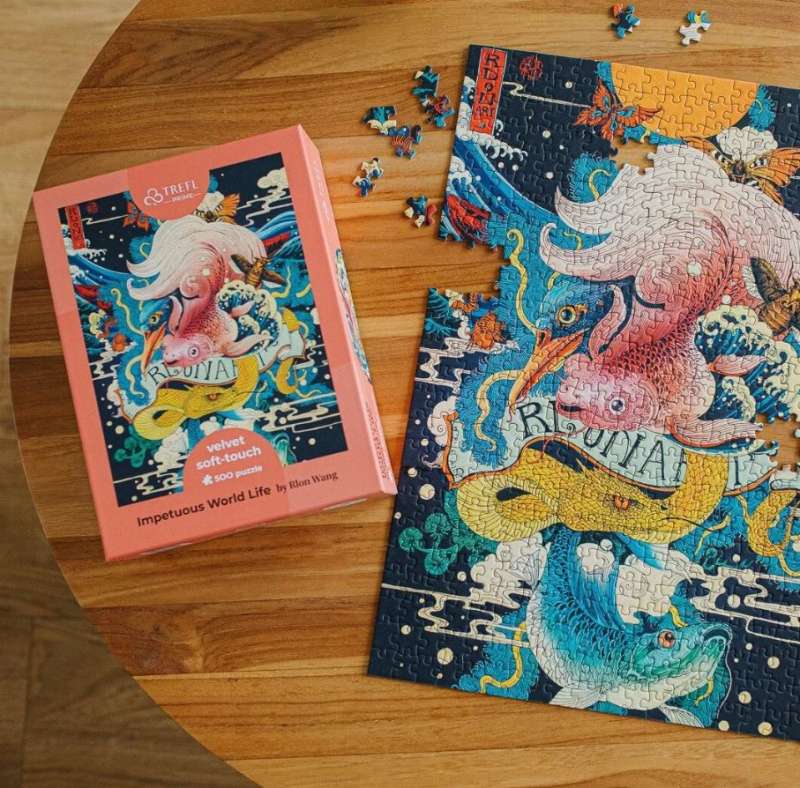 Puzzle 500 Velvet Trefl: Impetuous World Life