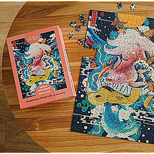 Puzzle 500 Velvet Trefl: Impetuous World Life