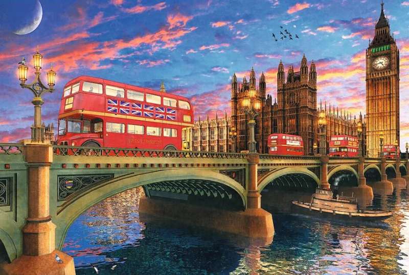 Puzzle 500+1 Trefl: Pałac Westminsterski, Big Ben