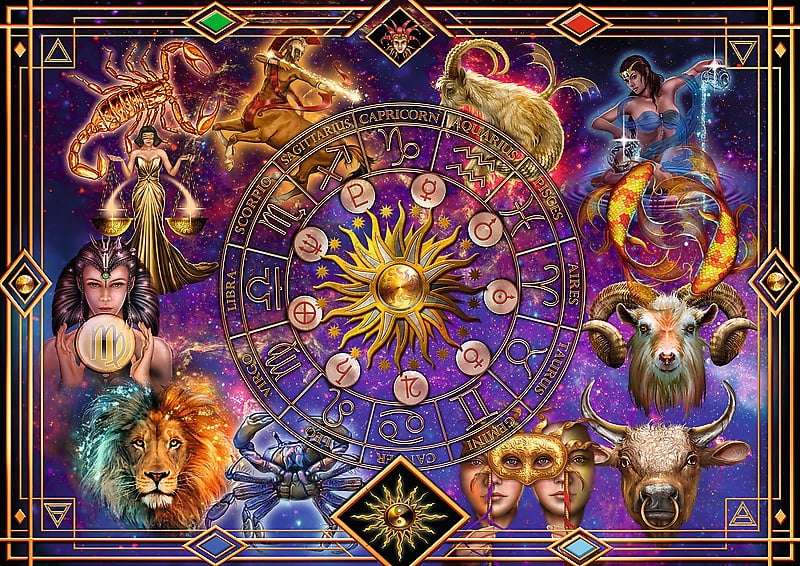 Puzzle 1040 Trefl: Znaki zodiaku