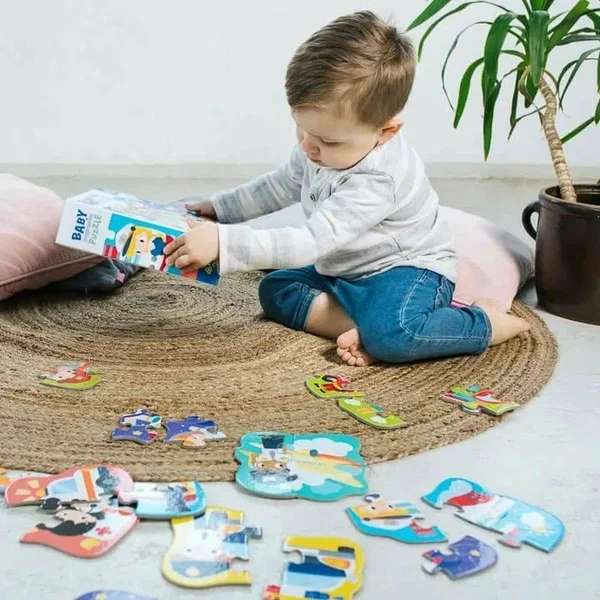 Baby Progressive Puzzle Trefl: Professions and vehicles