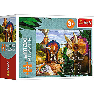 Mini-Maxi Puzzle Trefl: Explore the world of dinosaurs