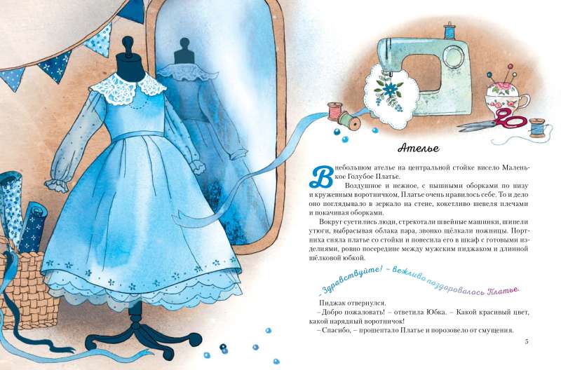 Mała niebieska sukienka