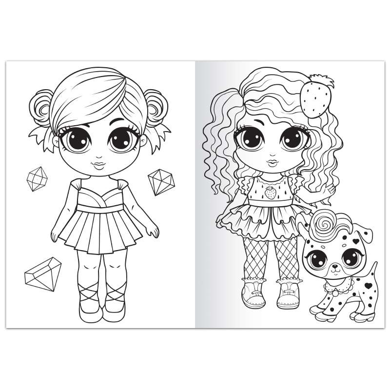 Coloring Book "Stylish Girls"