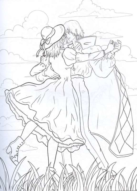 Anime Art. Wind in the Clouds. A Creative Book in the Style of Masterpieces of Japanese Animation