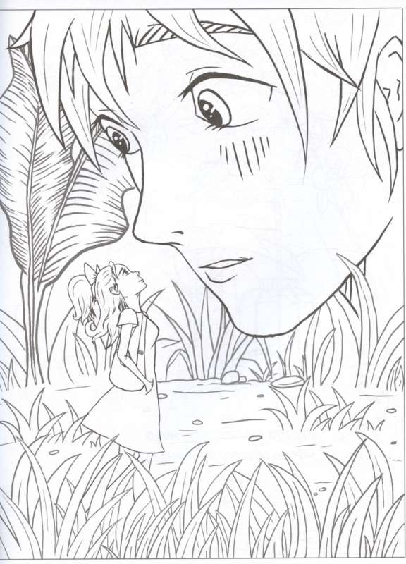 Anime Art. Wind in the Clouds. A Creative Book in the Style of Masterpieces of Japanese Animation