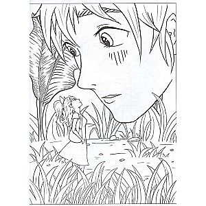 Anime Art. Wind in the Clouds. A Creative Book in the Style of Masterpieces of Japanese Animation
