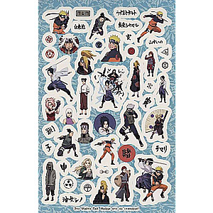 Naruto. Naruto Shippuden. Superdużo naklejek (Niebieska)