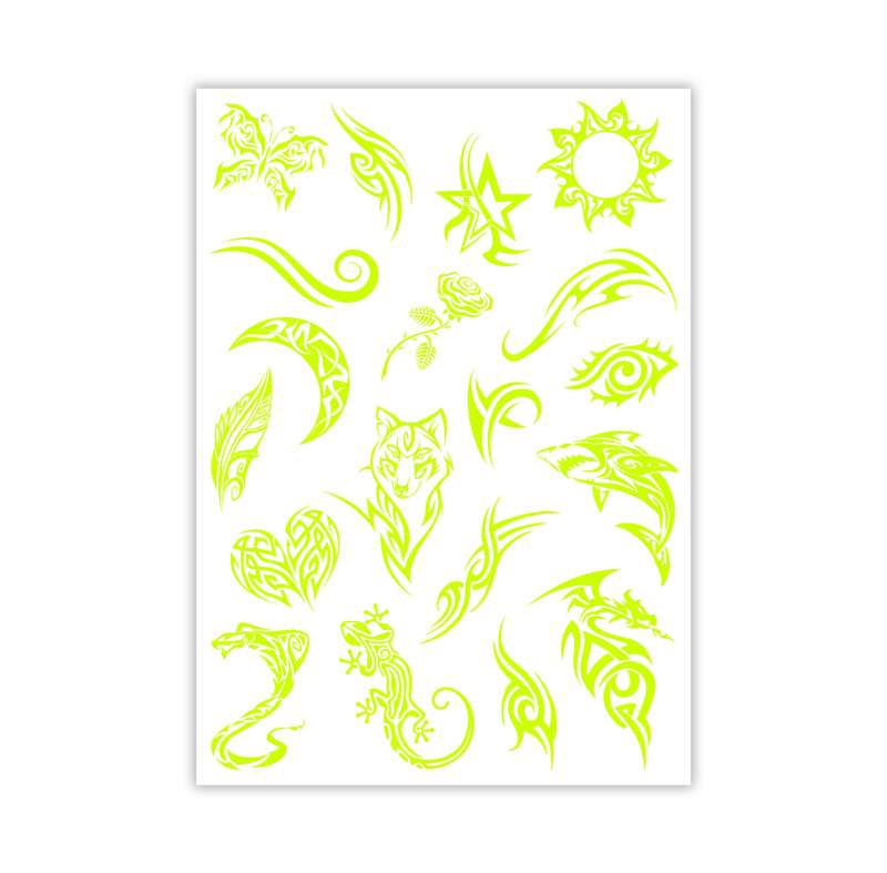 Clementoni Tattoo Set: Glow in The Dark Tattoo